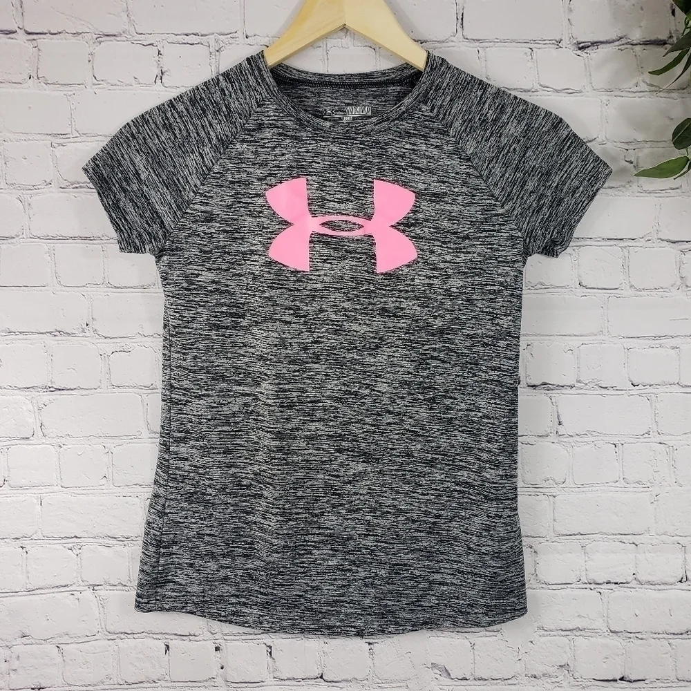 UNDER ARMOUR Heat Gear Short Sleeve Top Size YMD